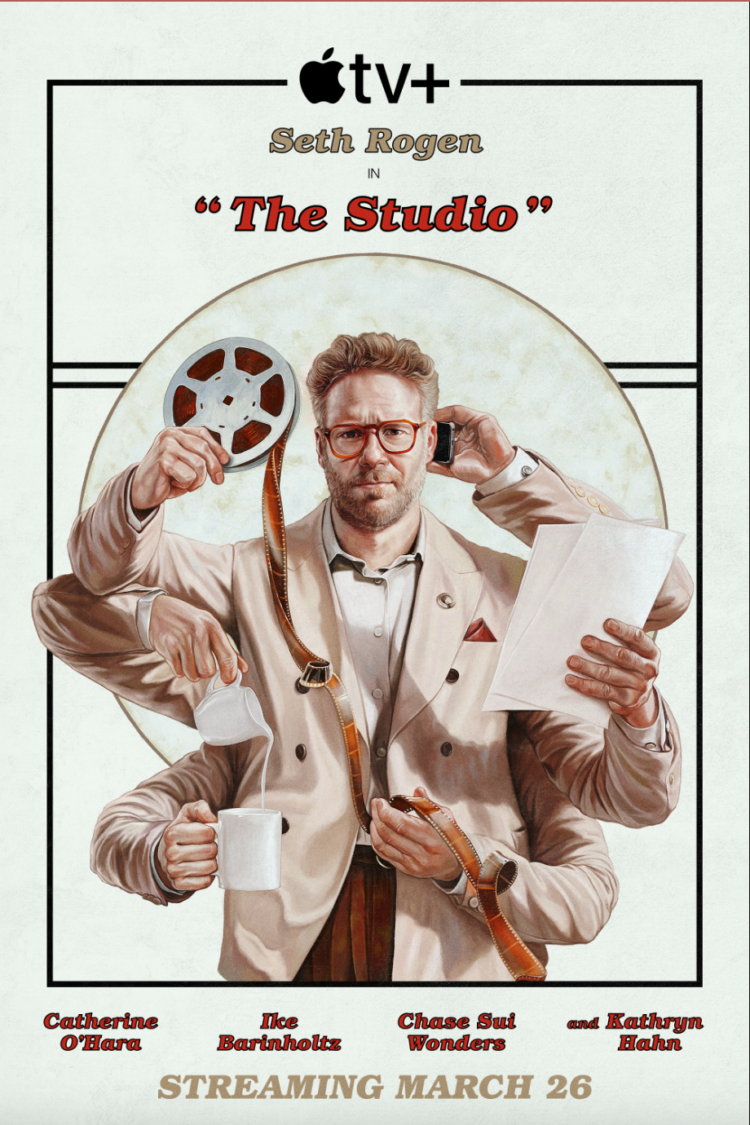 marketing poster for the Apple series The studio
